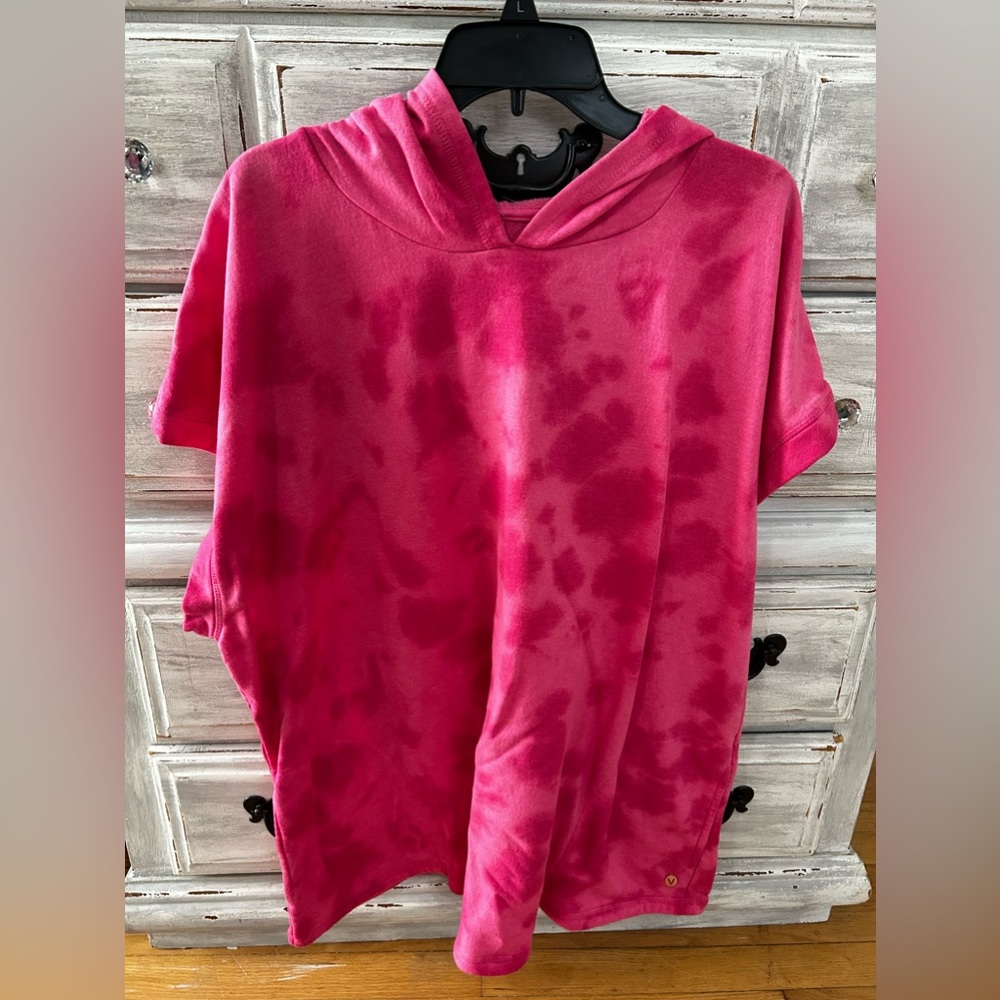 Pink Tie Dye Workout Shirt
